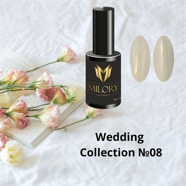 Milory, Гель-лак Wedding Collection №08, 10гр, Арт.:MLGW8