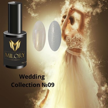 Milory, Гель-лак Wedding Collection №09, 10гр, Арт.:MLGW9